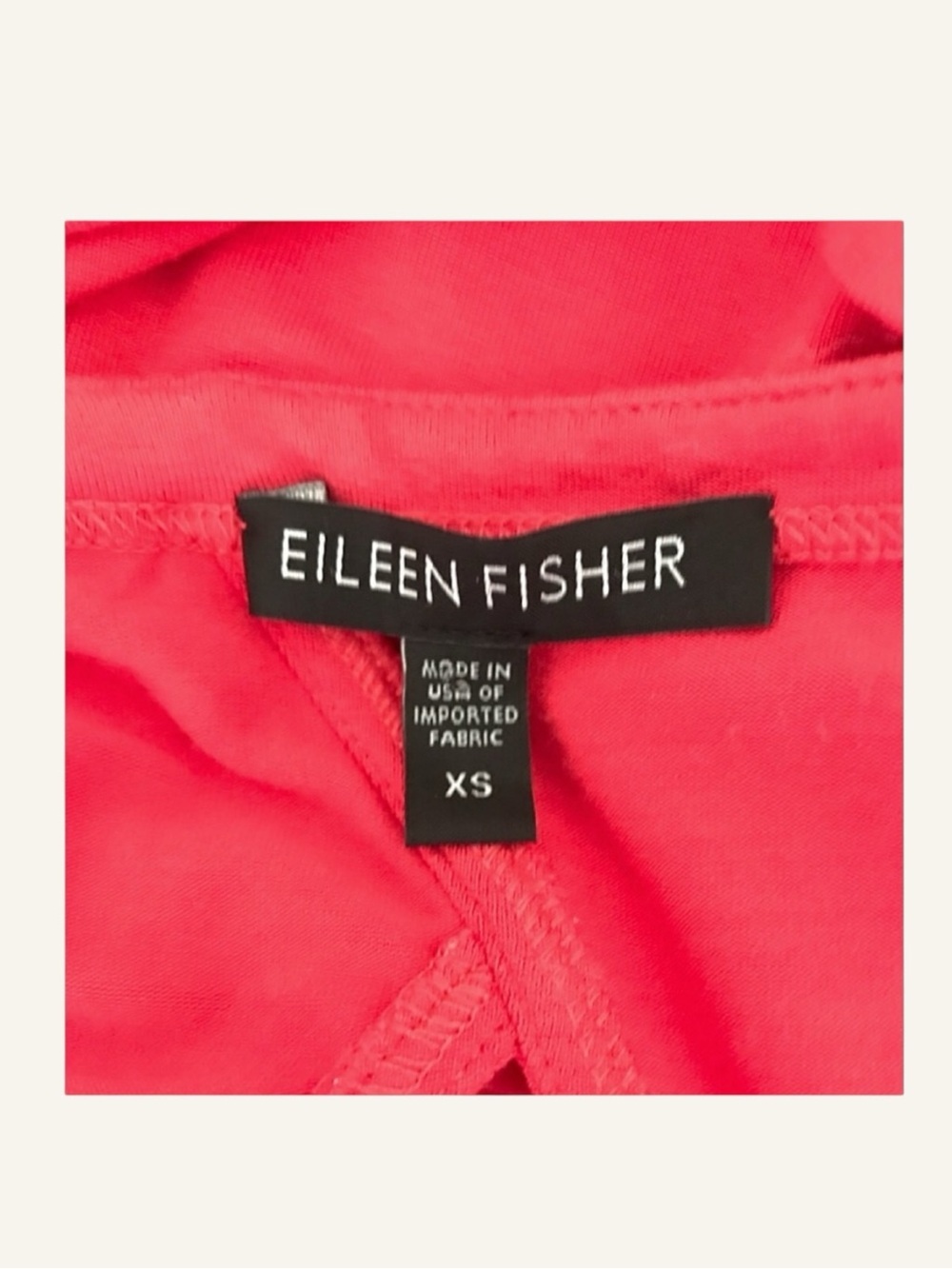 ☀️ Eileen Fisher Watermelon Pink |Sleeveless | Midi Dress | Size XS - Picture 6 of 7